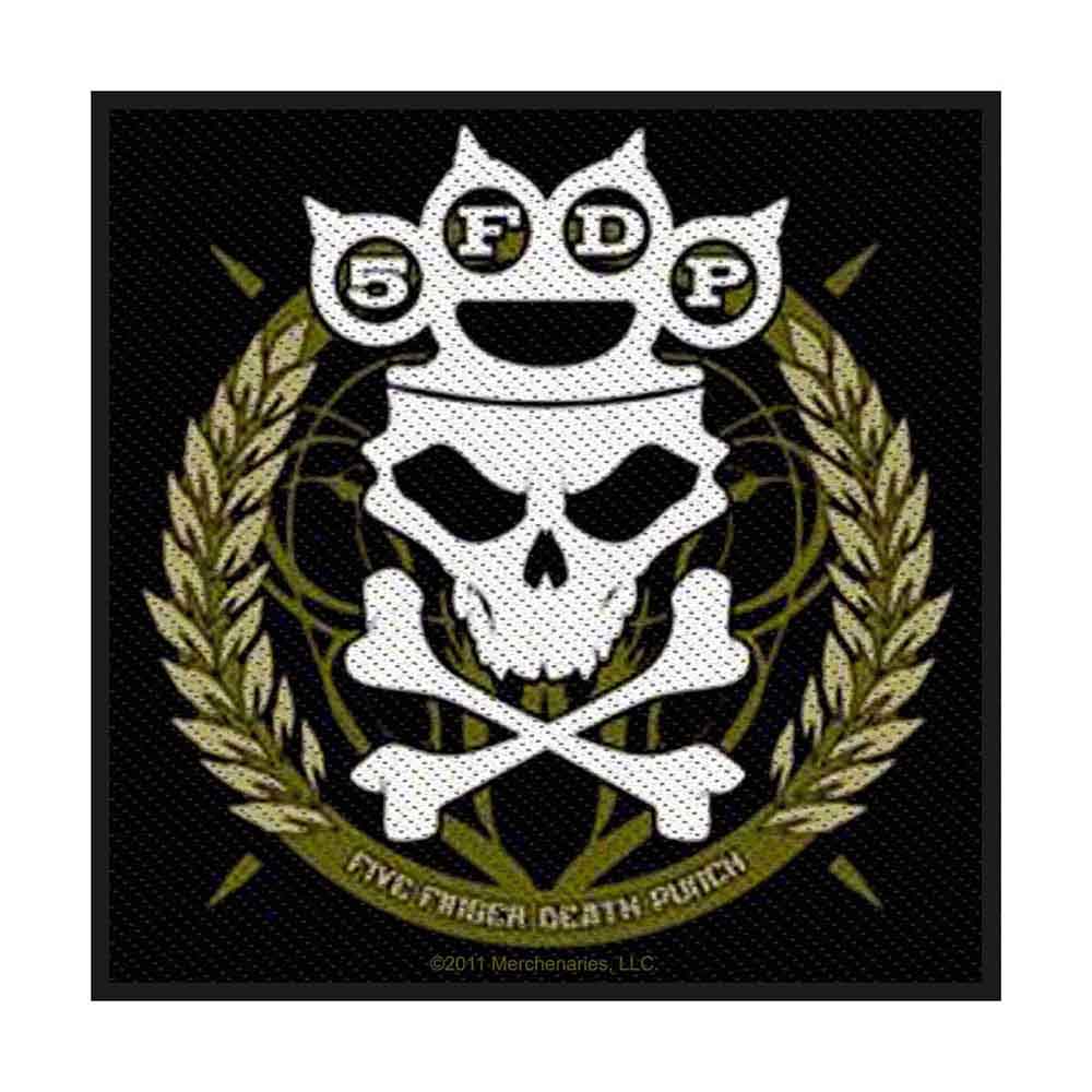 Five Finger Death Punch Standard Patch: Knuckles Crown