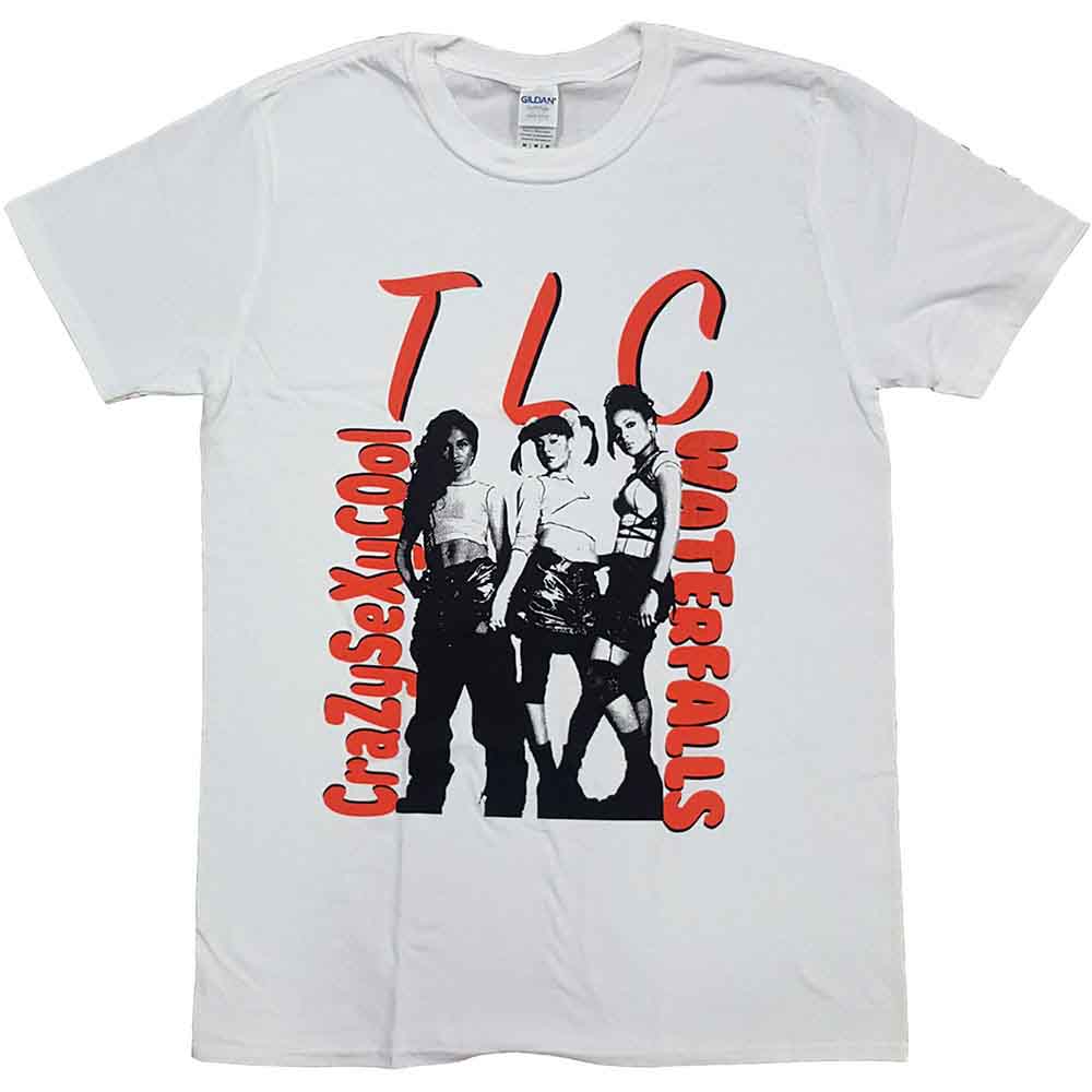 TLC Unisex T-Shirt: Waterfalls (White)