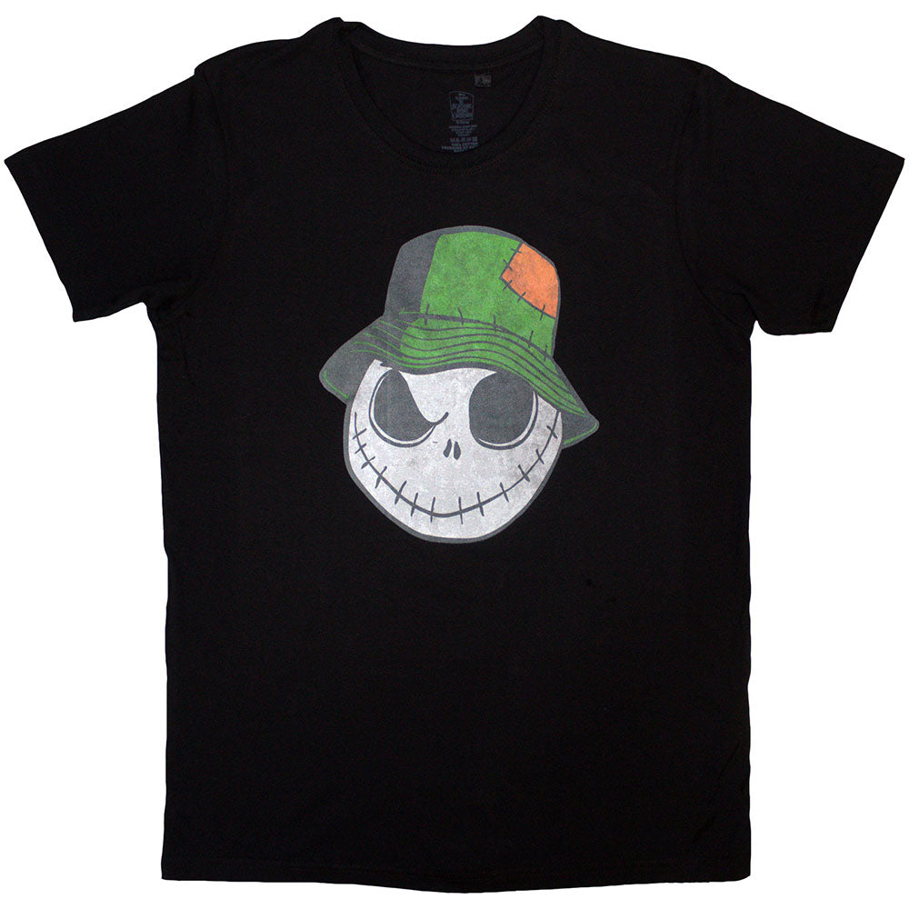 The Nightmare Before Christmas Unisex T-Shirt: Jack Bucket Hat (Black)