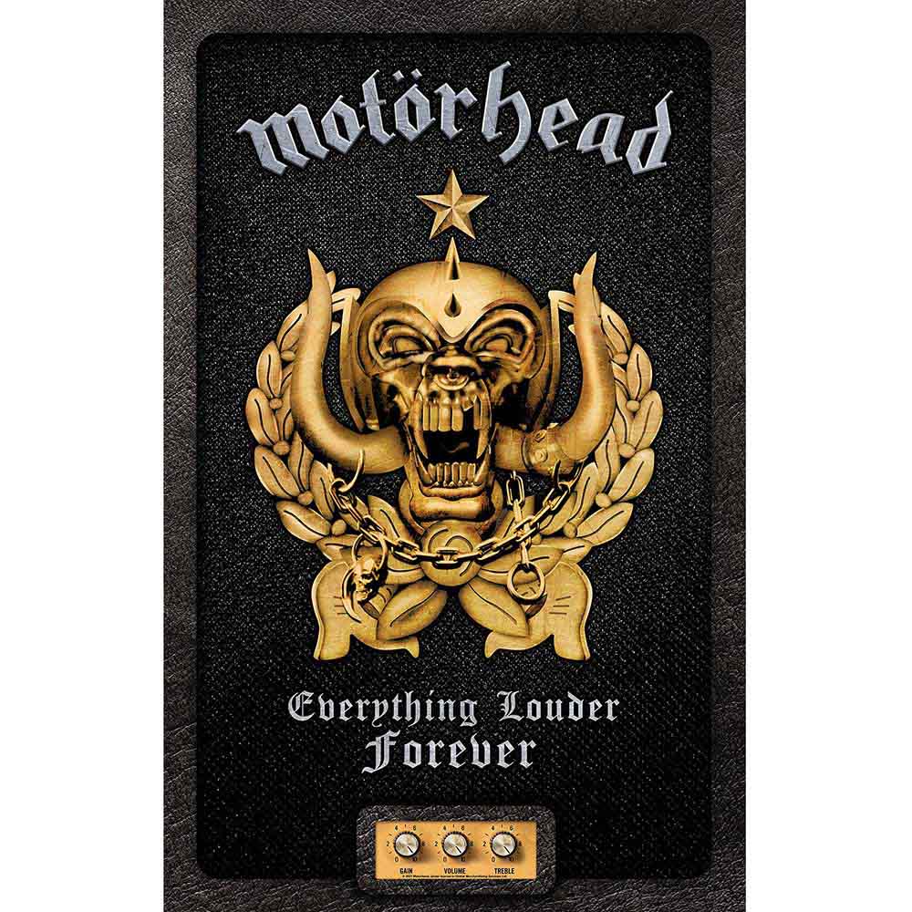 Motorhead Textile Poster: Everything Louder Forever