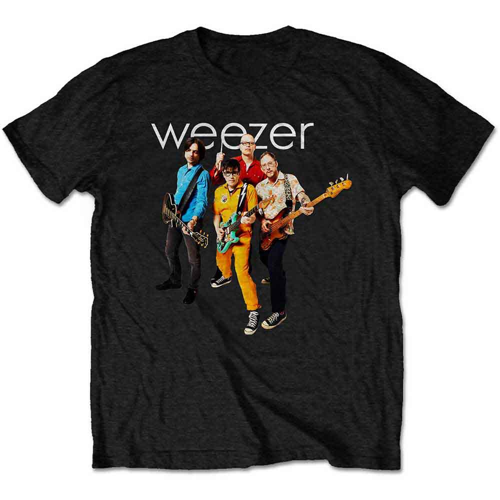Weezer Unisex T-Shirt: Band Photo (Black)