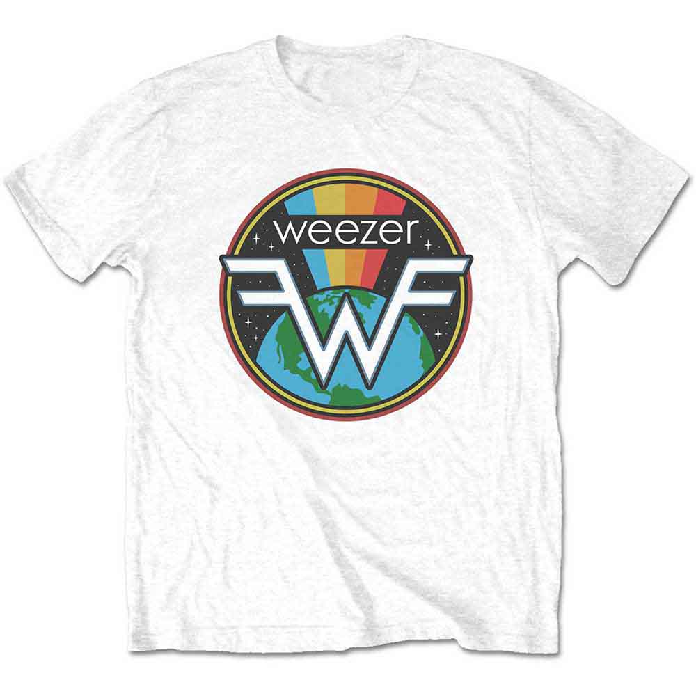 Weezer Unisex T-Shirt: Symbol Logo (White)