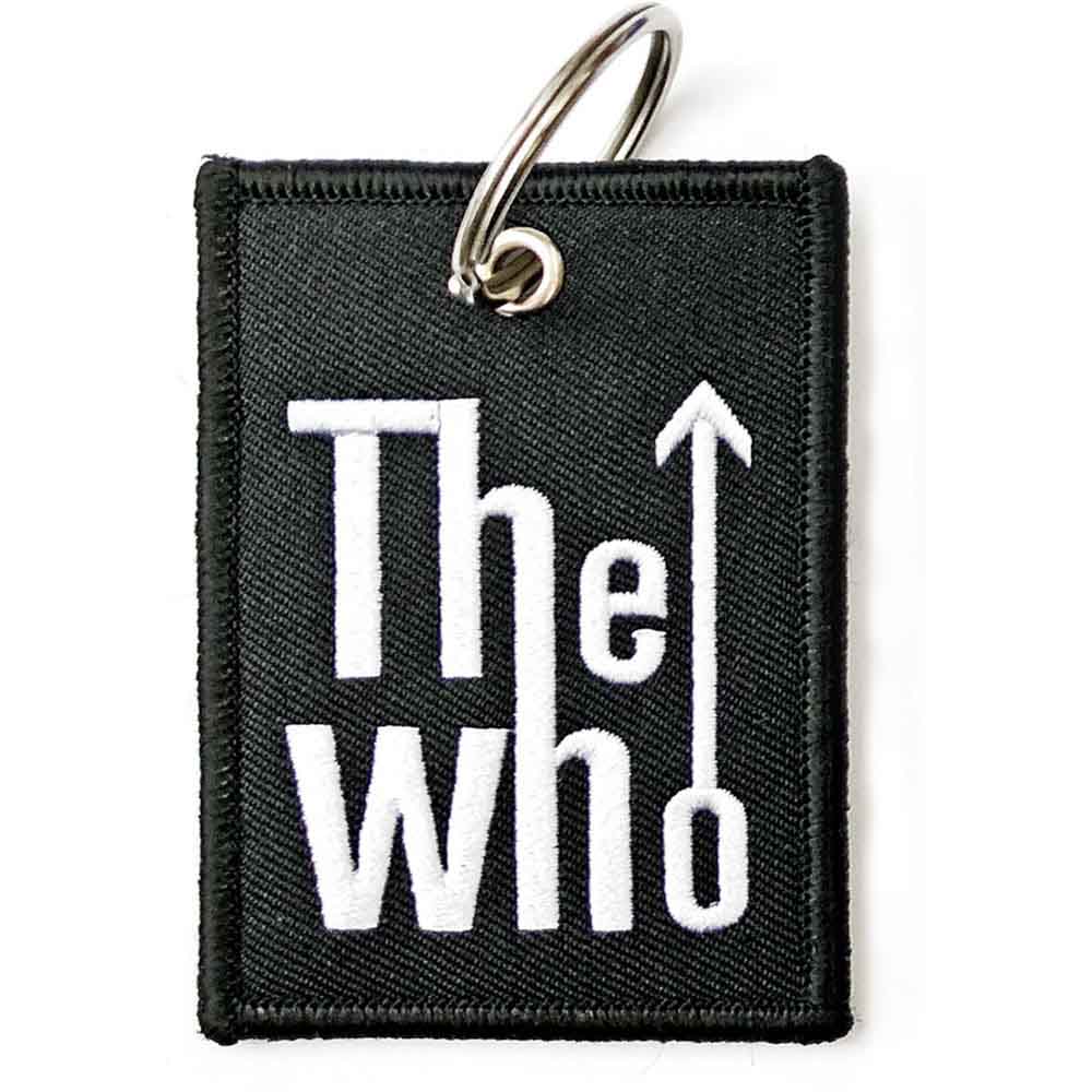 The Who Patch Keychain: Arrow Logo (Double Sided)