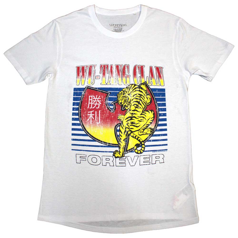 Wu-Tang Clan Unisex T-Shirt: Tiger (White)
