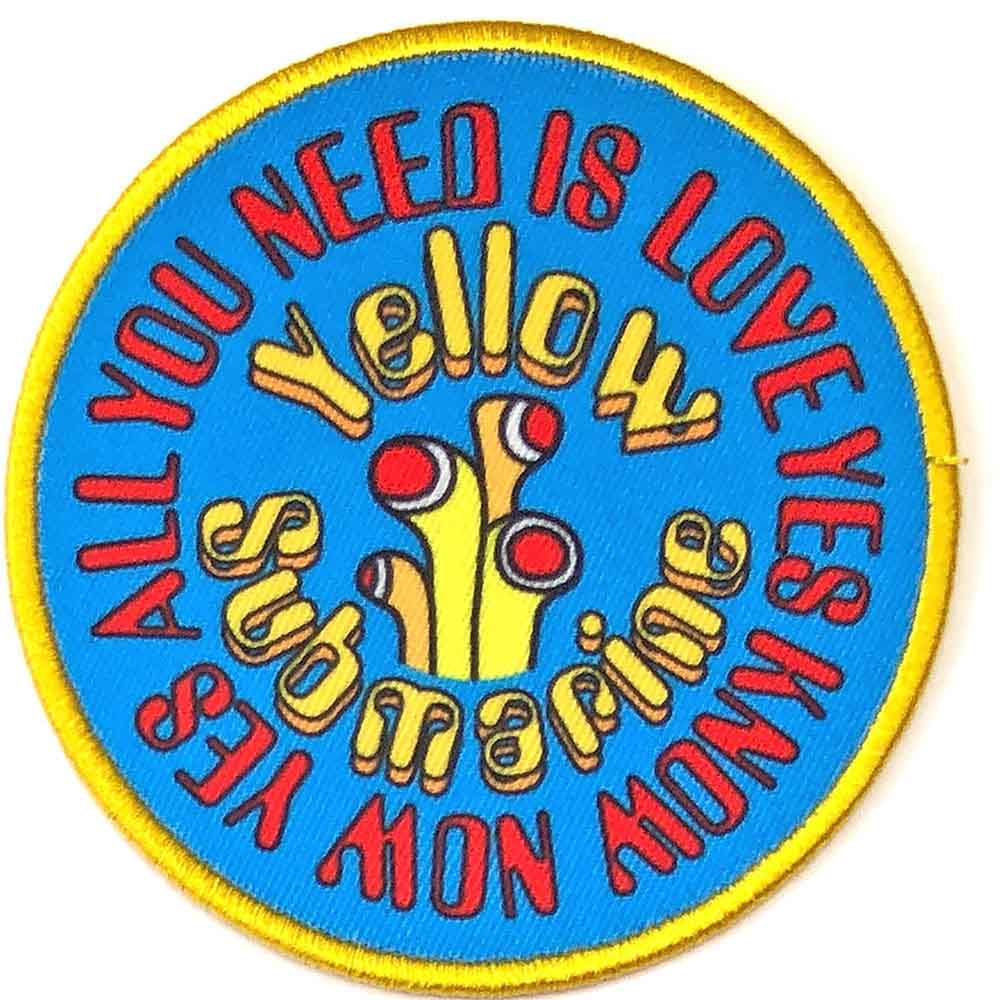 The Beatles Standard Patch: Yellow Submarine AYNIL Circle