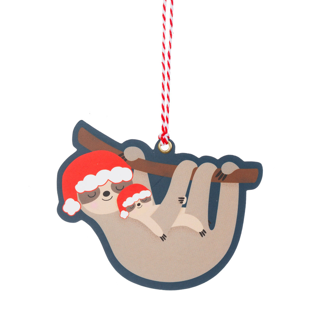 mum & baby sloth gift tags - set of 6