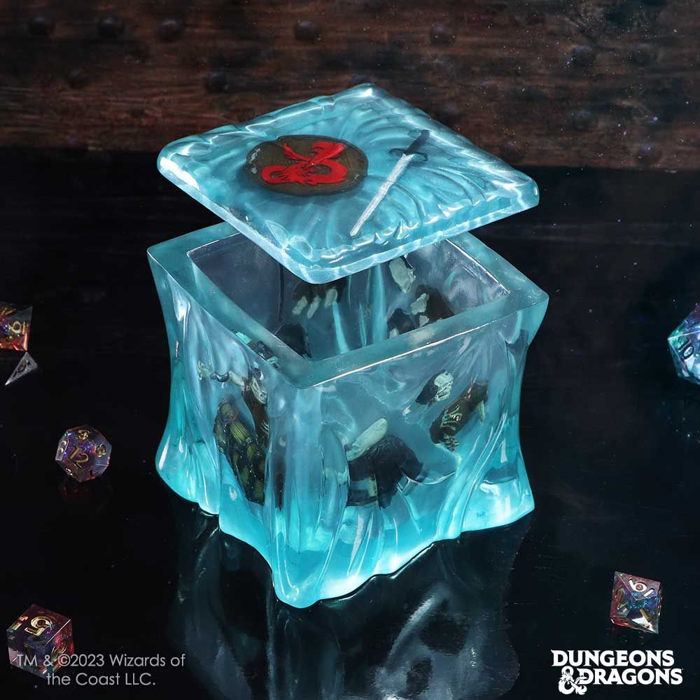 Innovative Dungeons & Dragons Gear - Gelatinous Cube Dice Box!