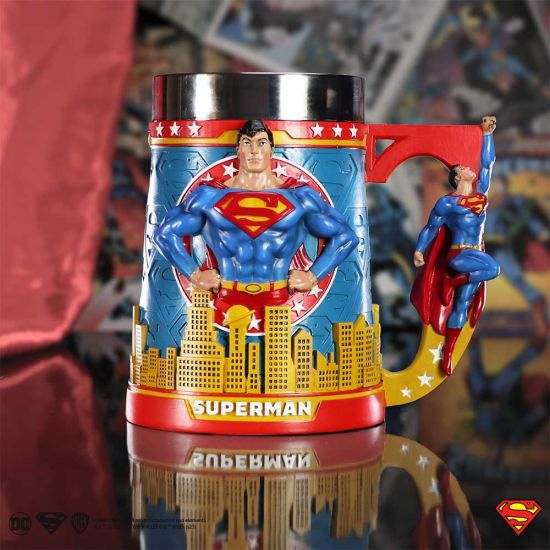 Supercharge Your Beverage with the Superman Man of Steel Tankard!