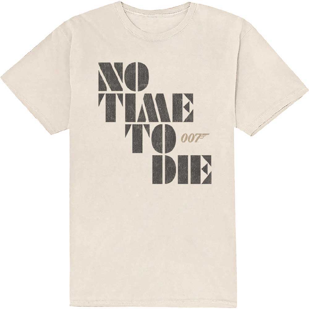 James Bond 007 Unisex T-Shirt: No Time to Die (Natural)