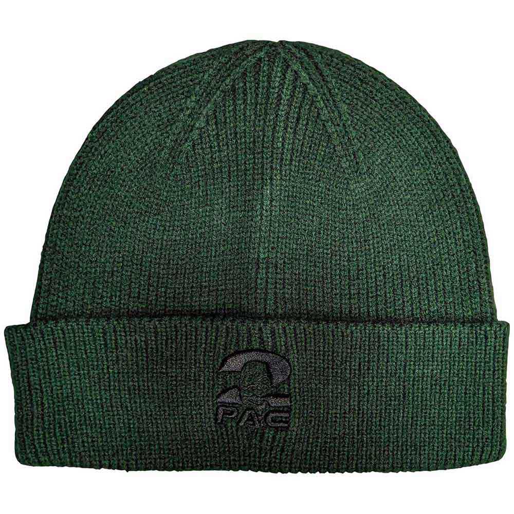 Tupac Unisex Beanie Hat: Fist Logo (Green) (Roll Up)