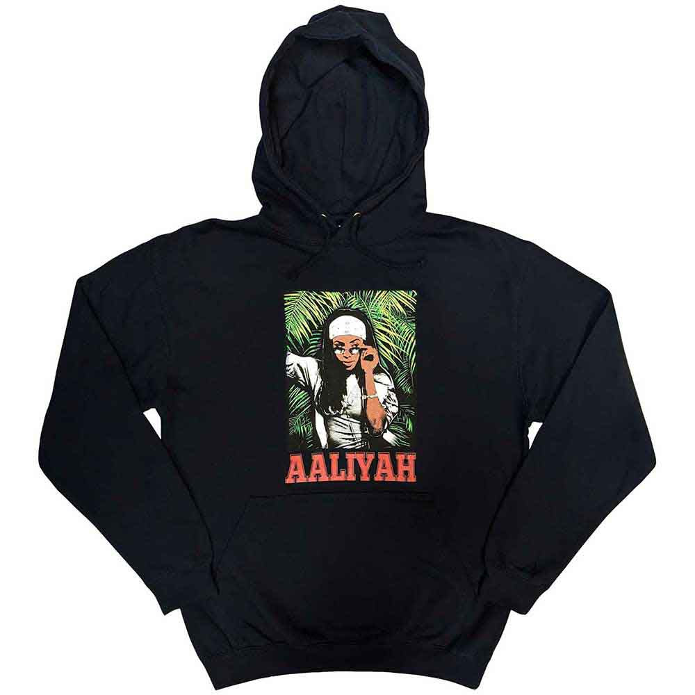 Aaliyah Unisex Pullover Hoodie: Foliage (Navy Blue)