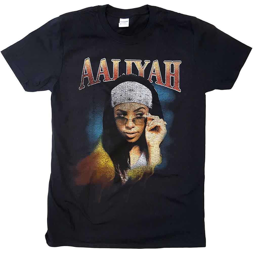 Aaliyah Unisex T-Shirt: Trippy (Black)