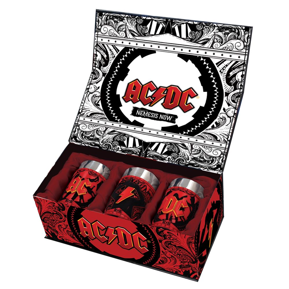 Logo Shot Glass Set (Set of 3) | AC/DC