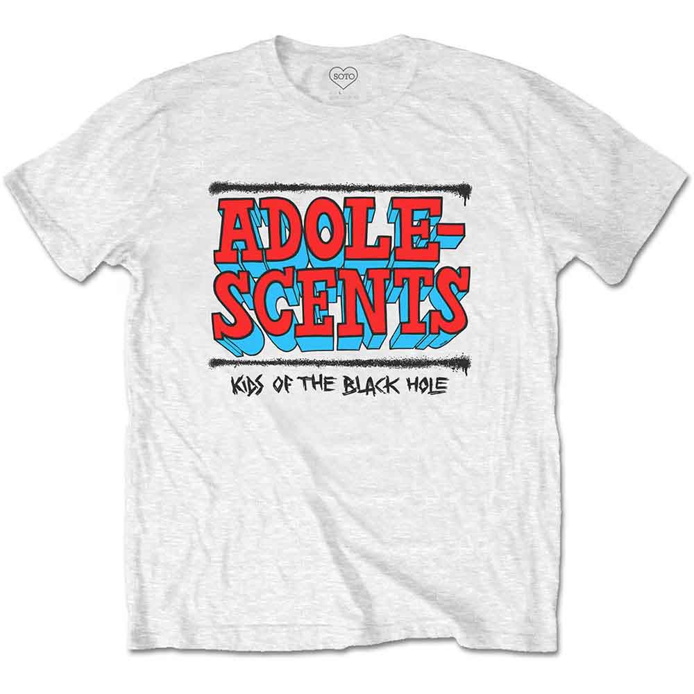 The Adolescents Unisex T-Shirt: Kids Of The Black Hole (White)