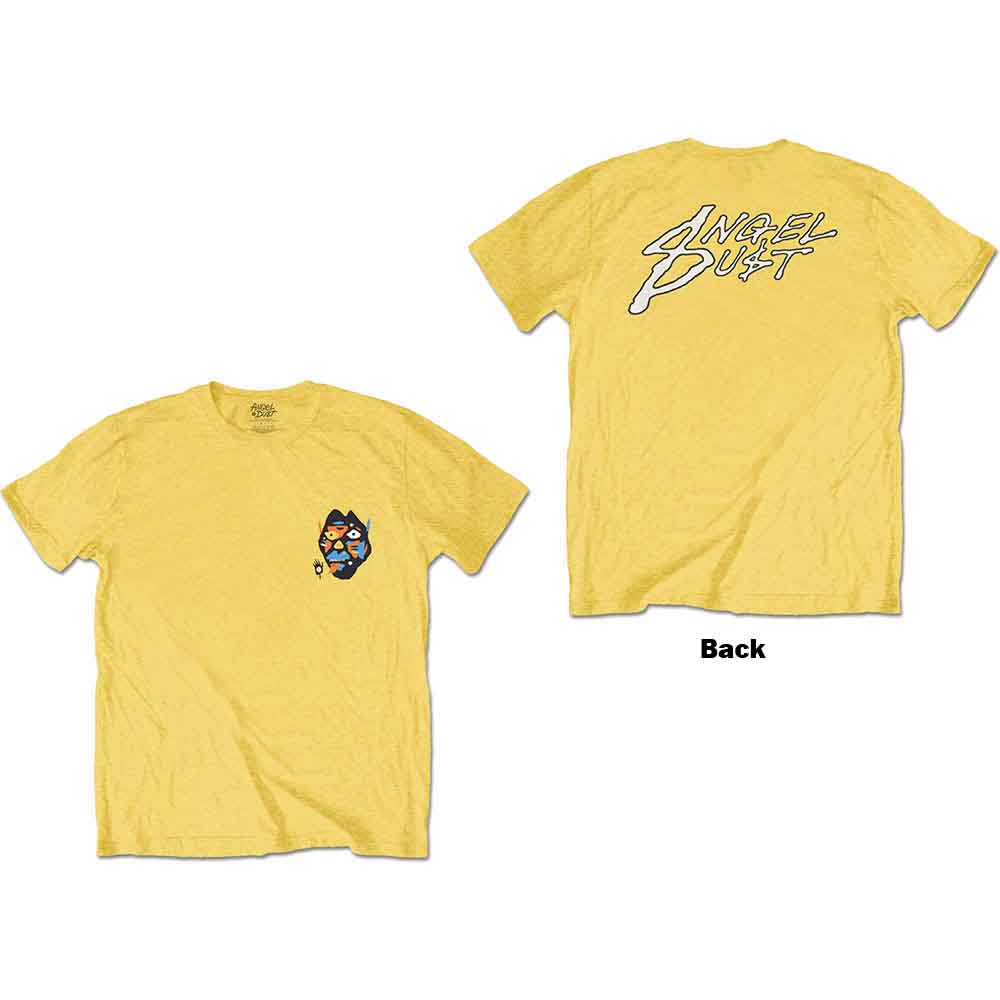 Angel Dust Unisex T-Shirt: Creature (Yellow) (Back Print)