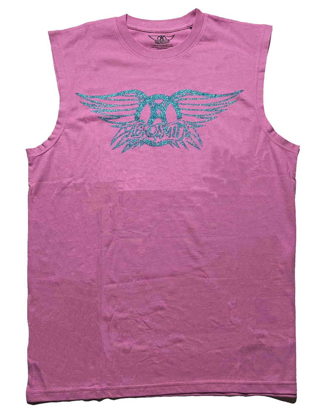 Glitter Print Logo (Embellished) Unisex Tank T-Shirt | Aerosmith
