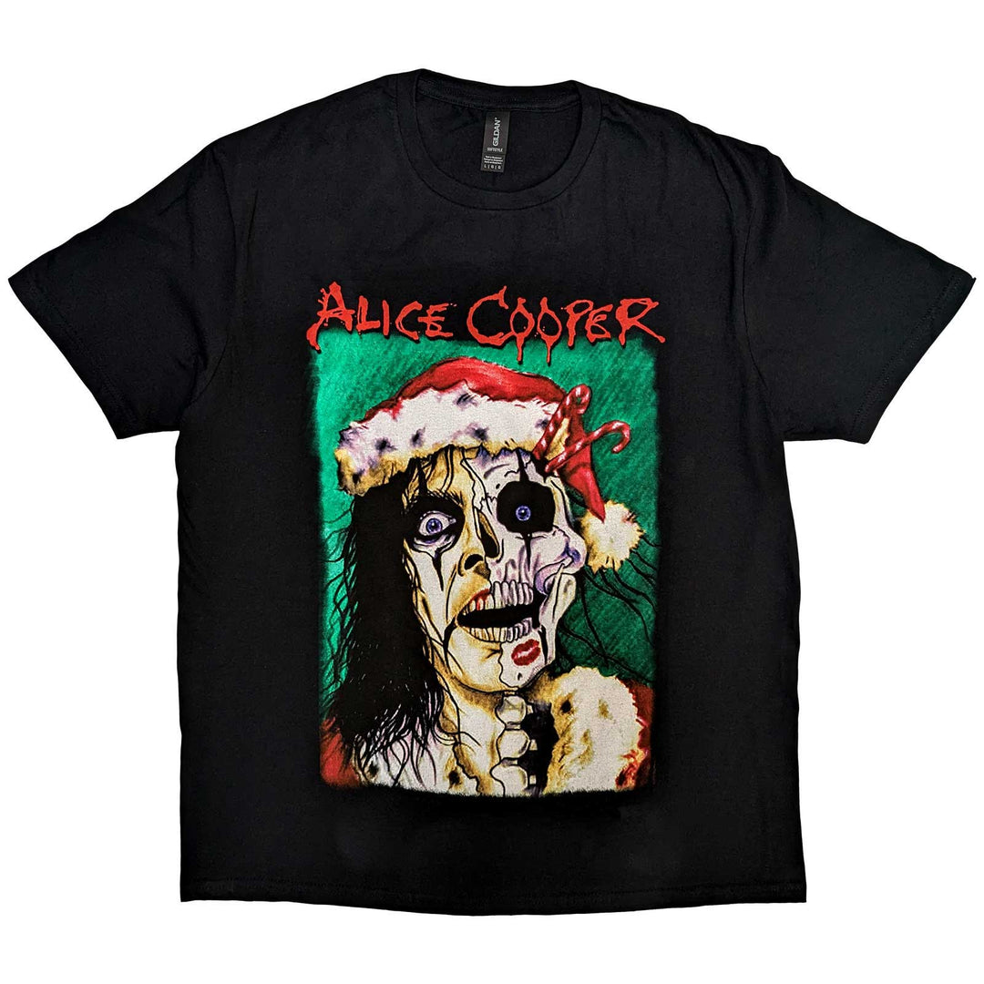 Xmas Card Unisex T-Shirt | Alice Cooper