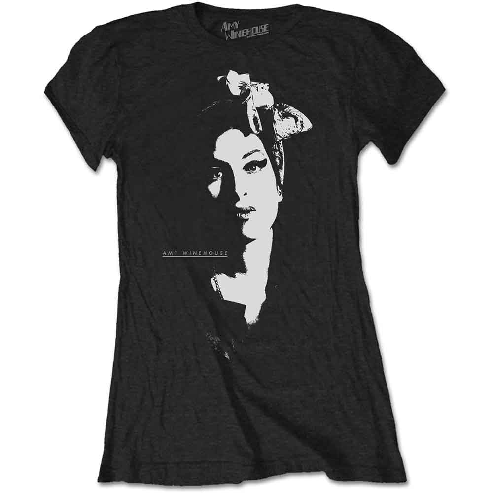Scarf Portrait Ladies T-Shirt | Amy Winehouse