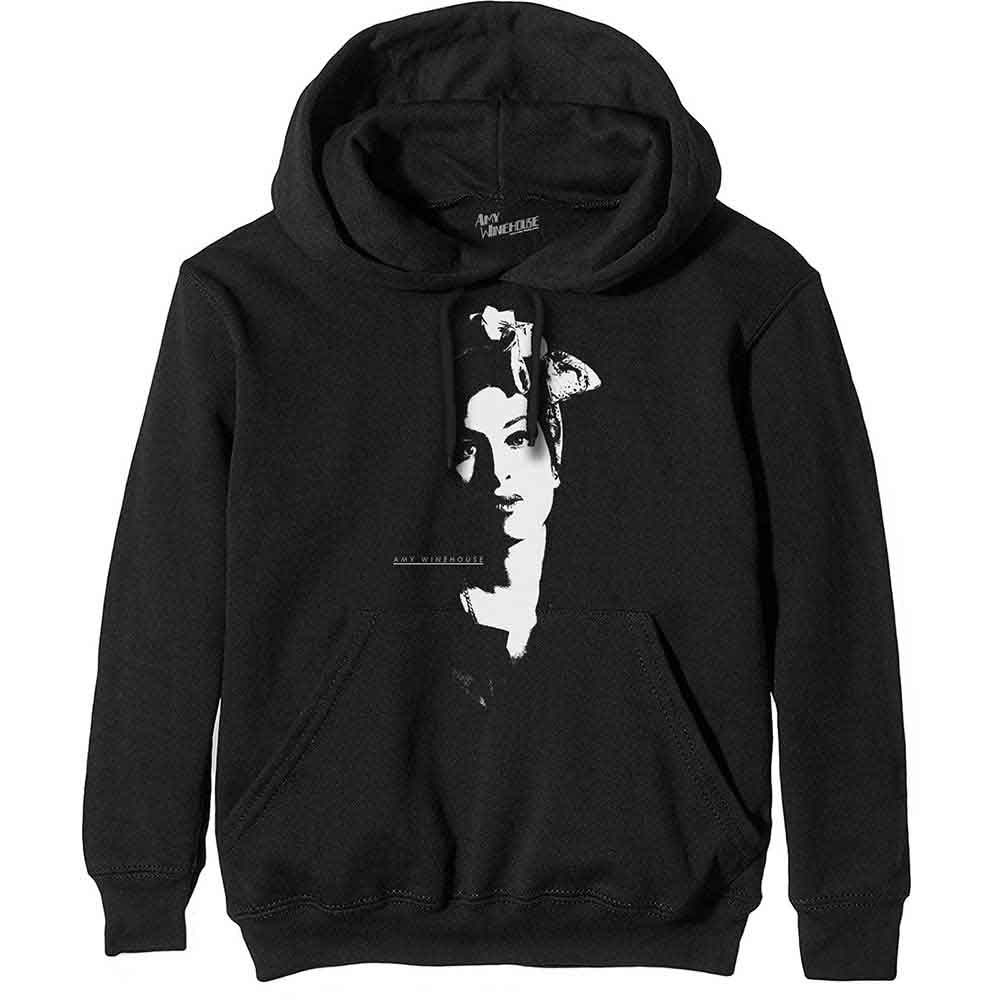 Scarf Portrait Unisex Pullover Hoodie | Amy Winehouse