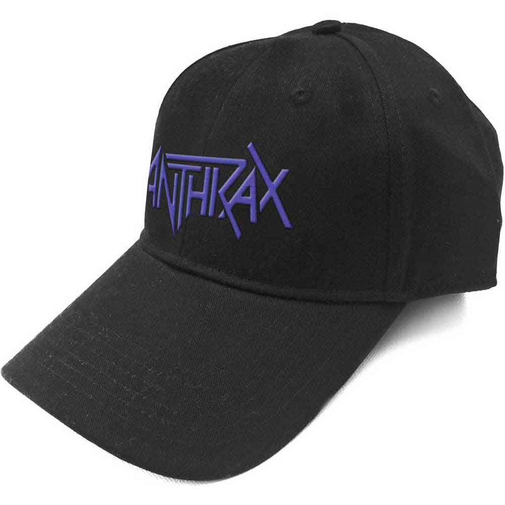 Anthrax Unisex Baseball Cap: Logo (Black)