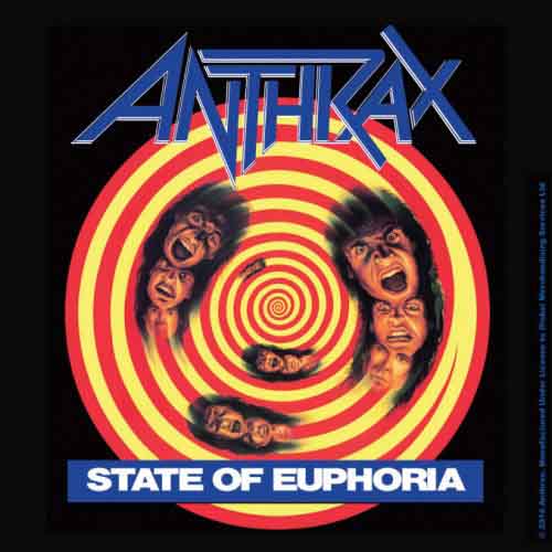 Anthrax Single Cork Coaster: State of Euphoria