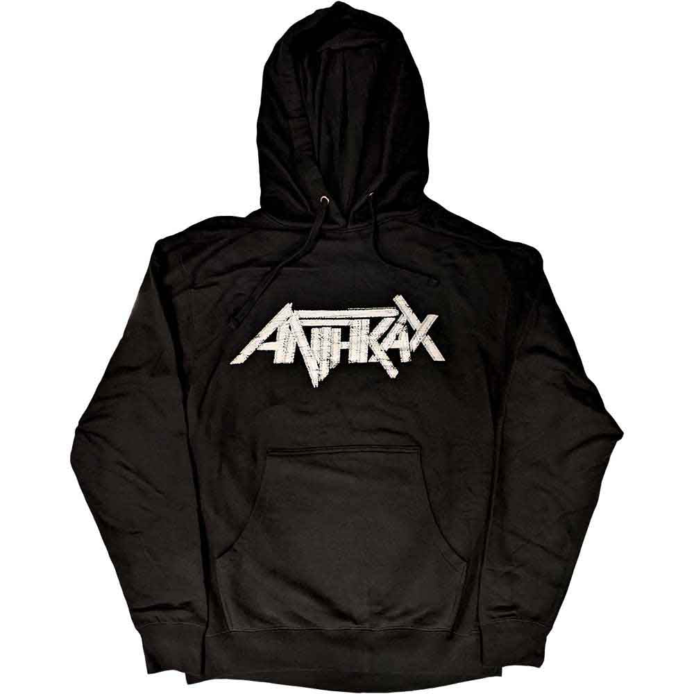 Anthrax Unisex Pullover Hoodie: Logo (Black)