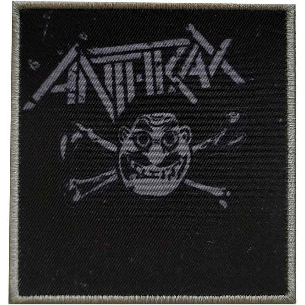 Anthrax Standard Patch: Cross Bones