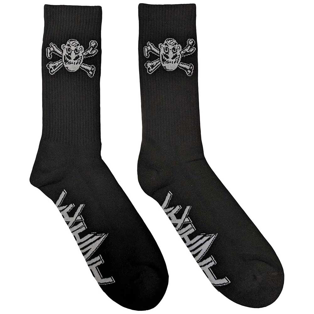 Anthrax Unisex Ankle Socks: Not Man (Black) (UK Size 7 - 11)