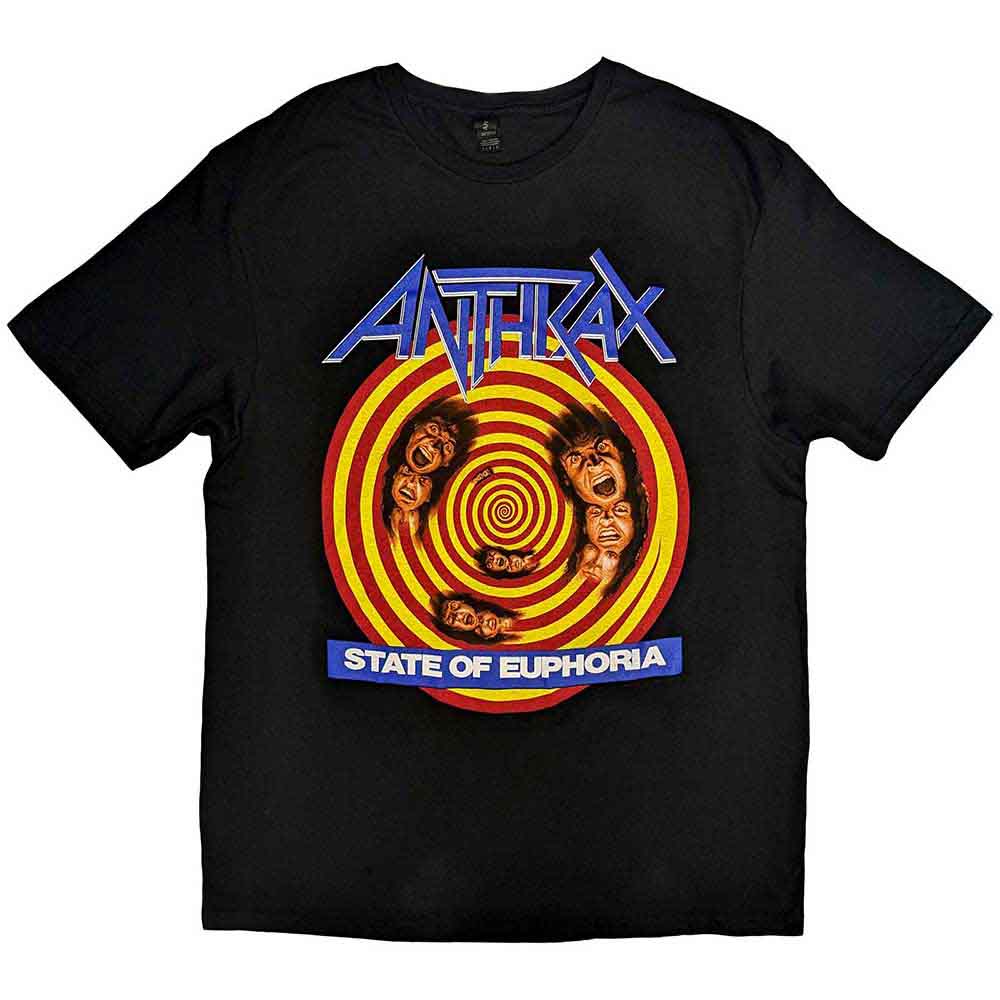 Anthrax Unisex T-Shirt: State of Euphoria (Black)