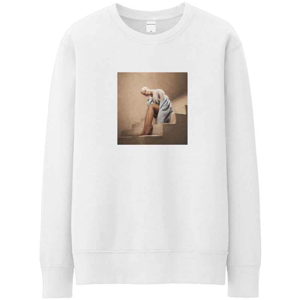 Ariana Grande Unisex Sweatshirt: Staircase (White)