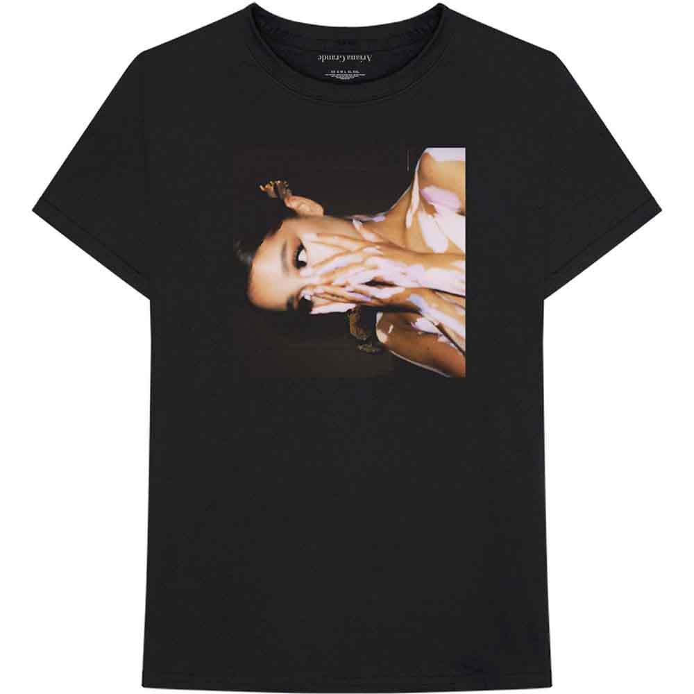 Ariana Grande Unisex T-Shirt: Side Photo (Black)