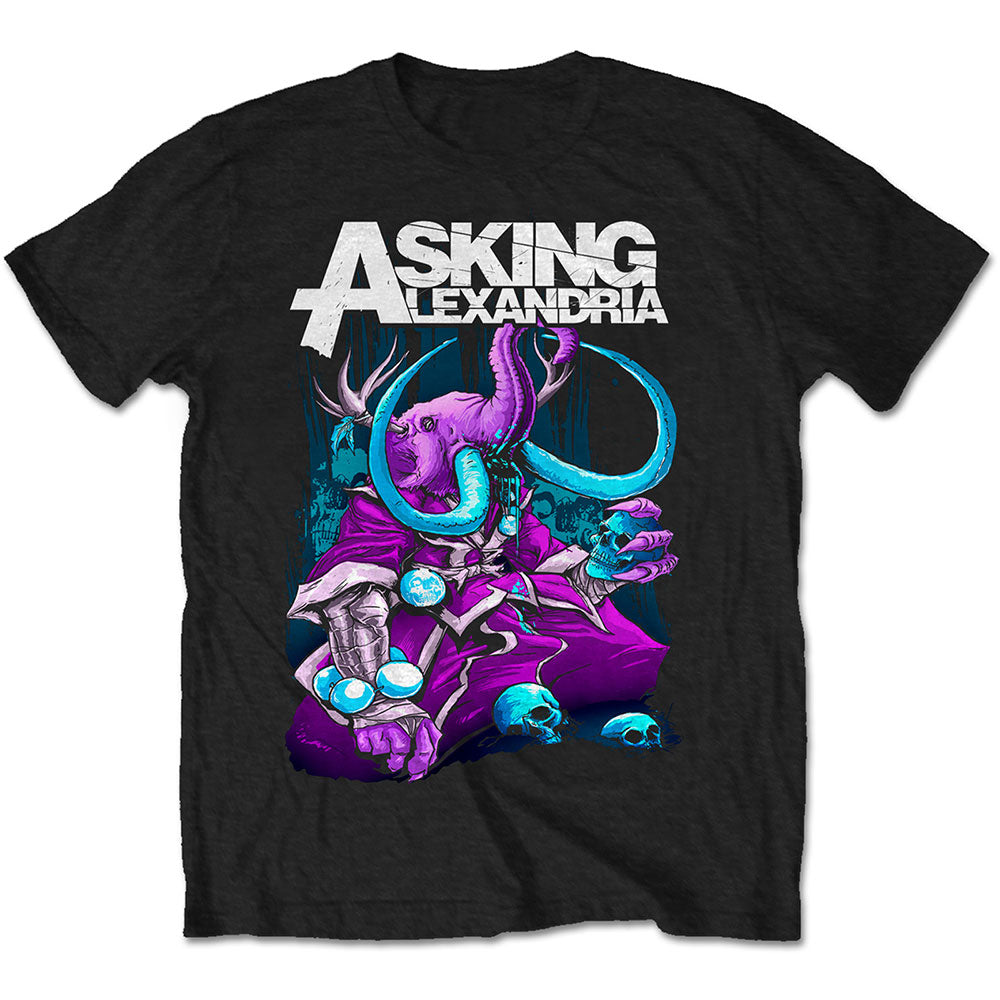 Asking Alexandria Unisex T-Shirt: Devour (Black)