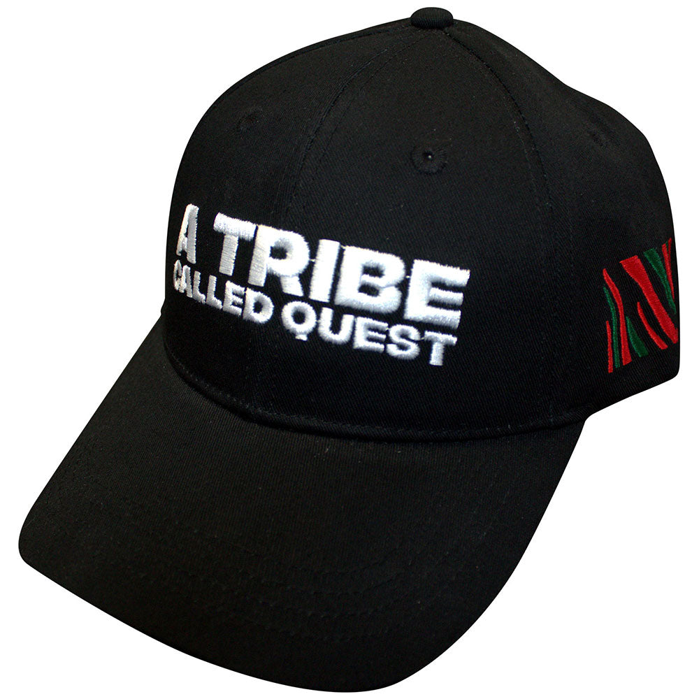 A Tribe Called Quest Unisex Baseball Cap: Text Logo (Black) (Side Print)