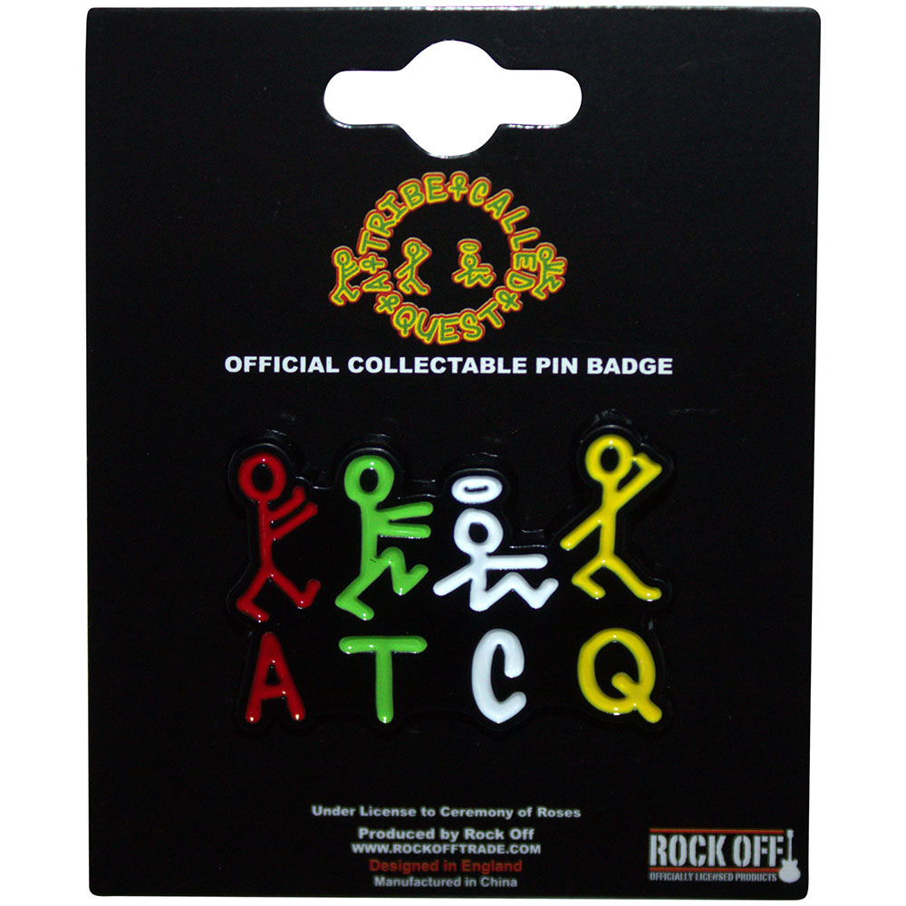 A Tribe Called Quest Pin Badge: Stick Figures Logo