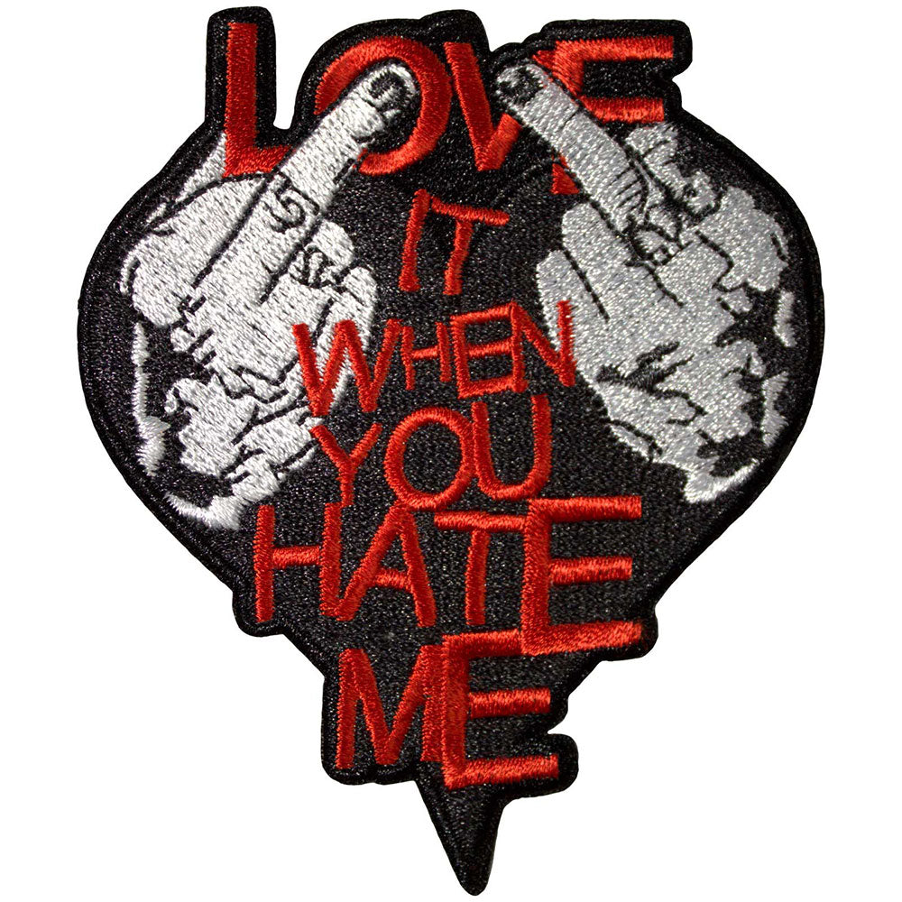 Avril Lavigne Standard Patch: Love It When You Hate Me