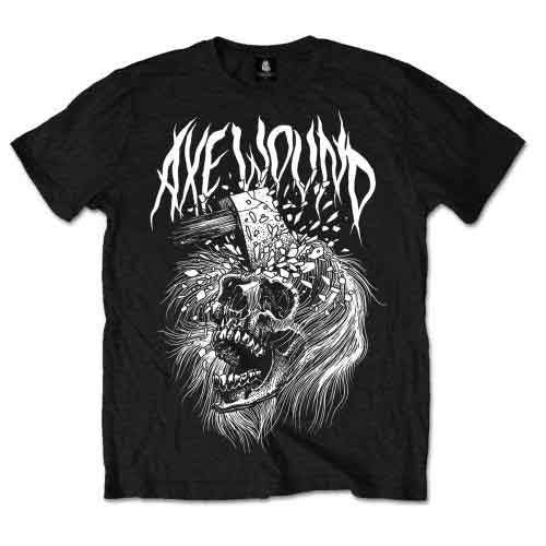 Axewound Unisex T-Shirt: Skull (Black)