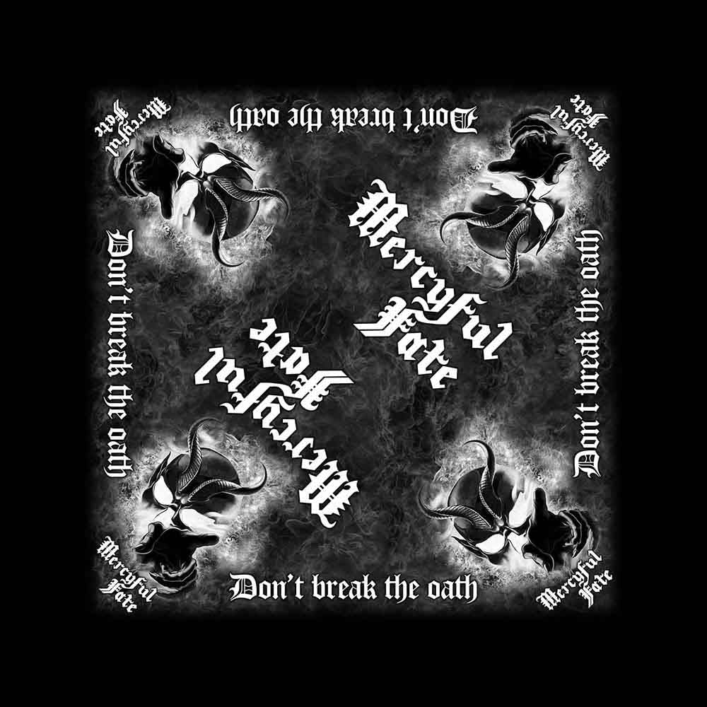 Mercyful Fate Unisex Bandana: Don't Break The Oath (Black)