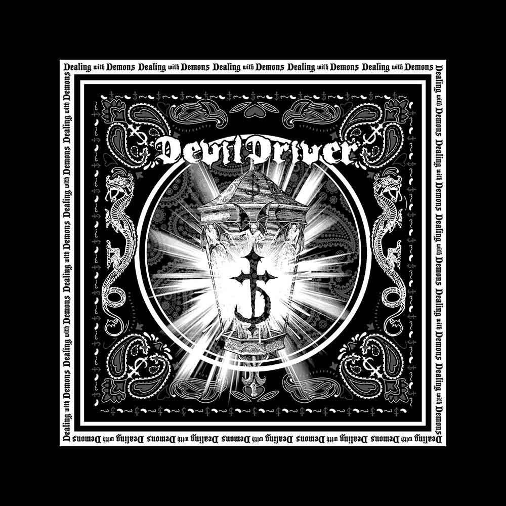 DevilDriver Unisex Bandana: Lantern (Black)