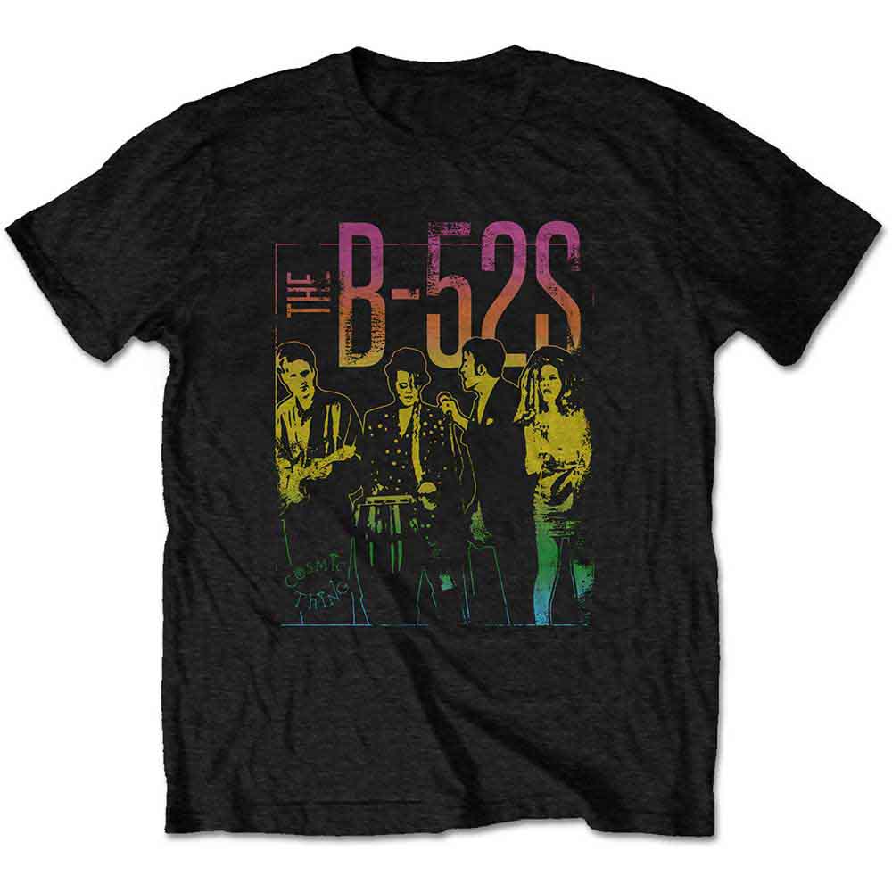 B52s Unisex T-Shirt: Cosmic Thing (Black)