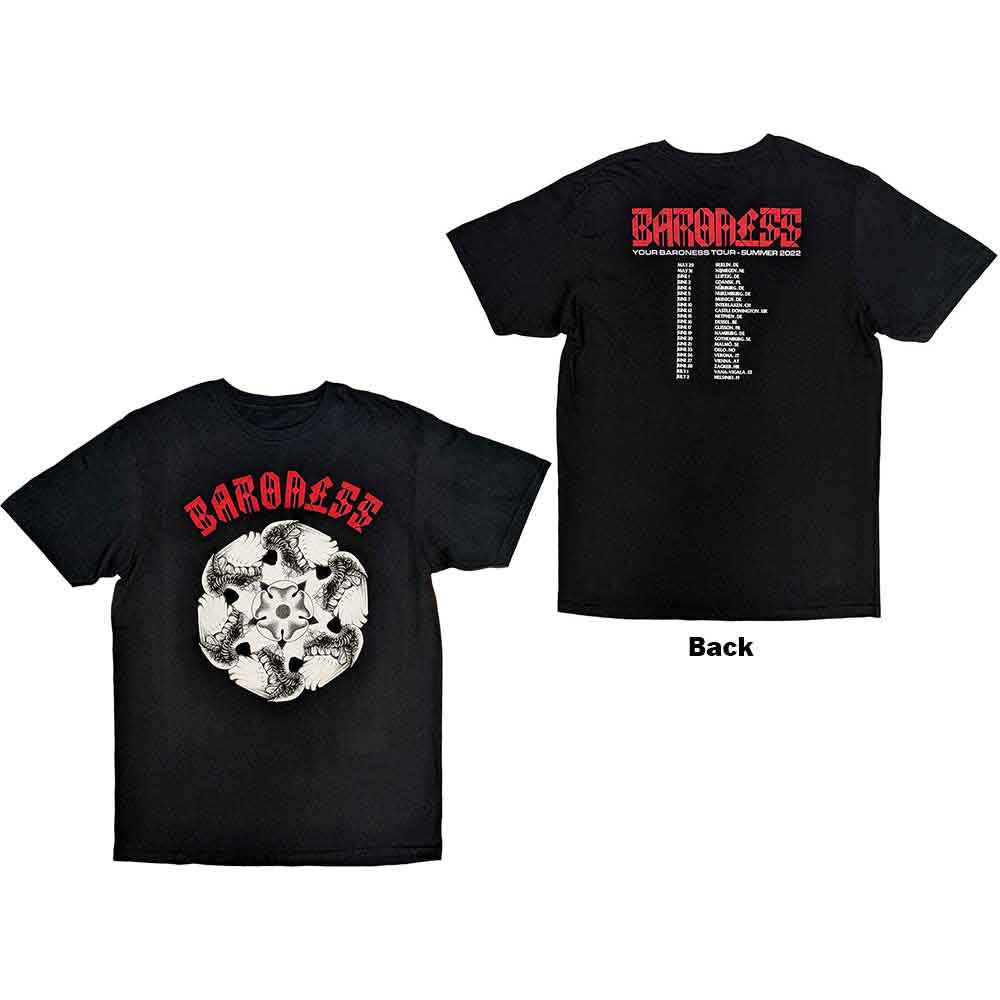 Baroness Unisex T-Shirt: Lightwing (Black) (Back Print)