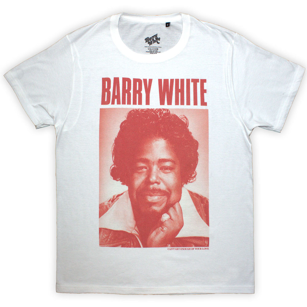 Barry White Unisex T-Shirt: Box Photo (White)