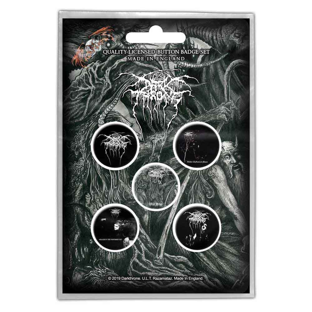 Darkthrone Button Badge Pack: Old Star