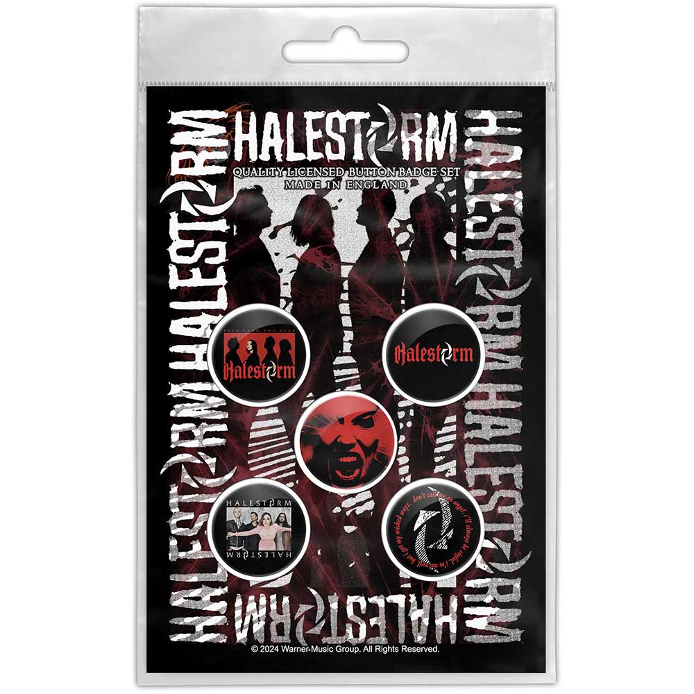 Halestorm Button Badge Pack: Portrait