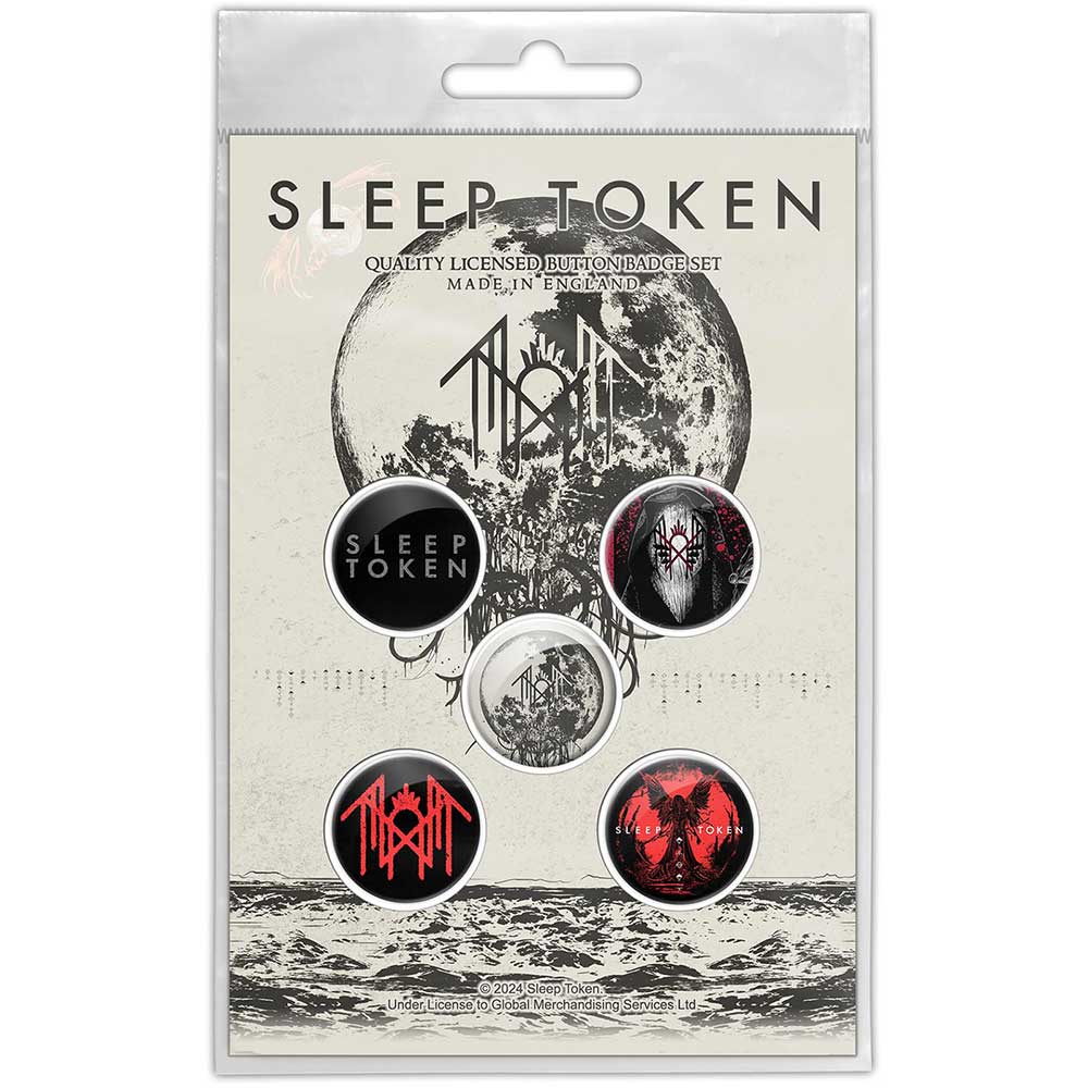 Sleep Token Button Badge Pack: Take Me Back To Eden