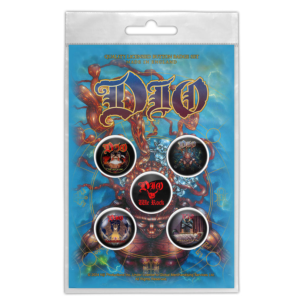 Dio Button Badge Pack: Strange Highways