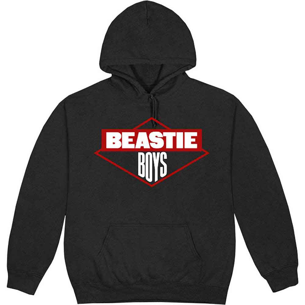 The Beastie Boys Unisex Pullover Hoodie: Diamond Logo (Black)