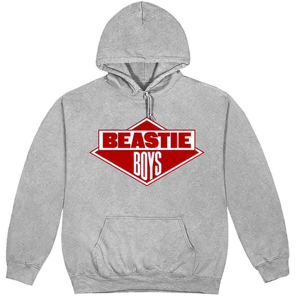 The Beastie Boys Unisex Pullover Hoodie: Diamond Logo (Grey)