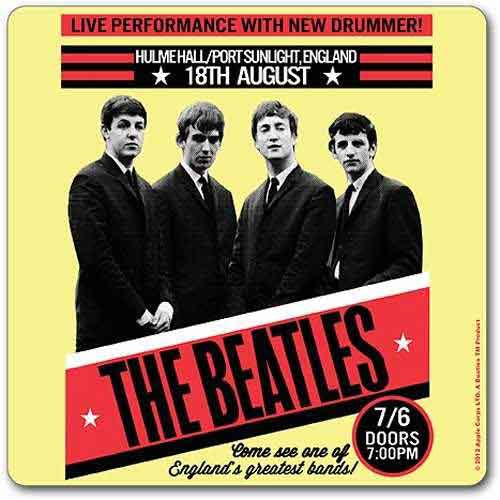 The Beatles Single Cork Coaster: 1962 Port Sunlight