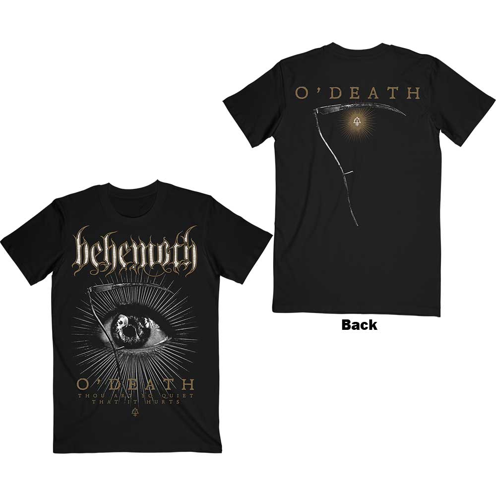 Behemoth Unisex T-Shirt: O'Death (Black) (Back Print)