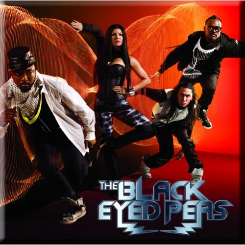 The Black Eyed Peas Fridge Magnet: Band Photo Boom Boom Pow